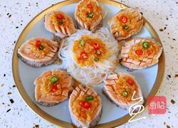 蒜蓉粉丝蒸鲍鱼的做法图解8