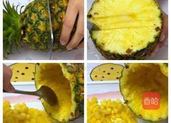 加拿大北极虾菠萝炒饭的做法图解2