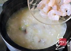 鲜虾砂锅粥的做法图解16