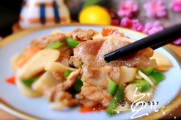 山药炒肉片
