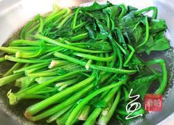 菠菜拌花生米的做法图解4