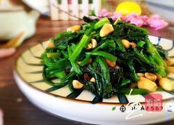 菠菜拌花生米的做法图解14