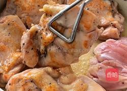 奶油口蘑炖鸡的做法图解3