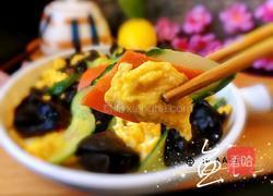 黄瓜鸡蛋炒木耳的做法图解16
