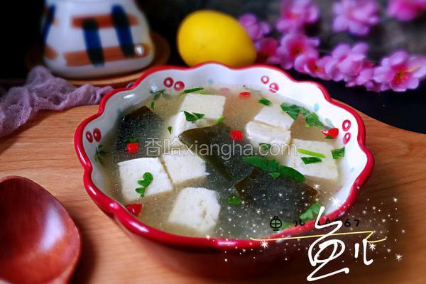 海带豆腐汤
