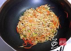 豆芽炒粉条的做法图解14
