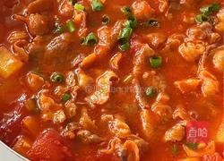 番茄牛豆肥牛煲的做法图解8
