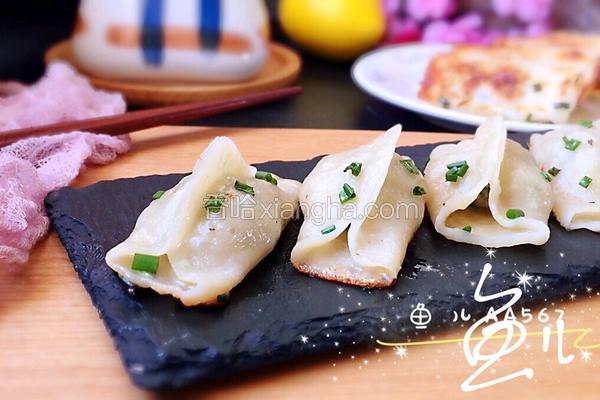 韭菜锅贴