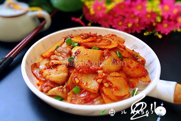 辣白菜土豆片
