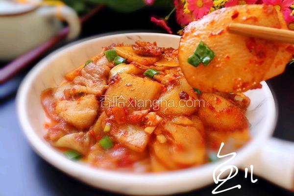 辣白菜土豆片