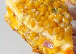 玉米火腿芝士三明治