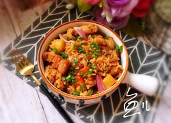 五花肉焖饭
