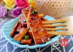 孜然煎豆干的做法图解7