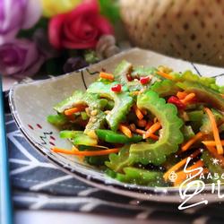 凉拌苦瓜丝的做法[图]