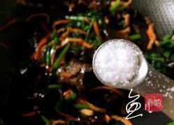 芹菜木耳炒肉丝的做法图解13