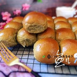 抹茶牛奶小面包的做法[图]