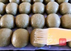 抹茶牛奶小面包的做法图解7