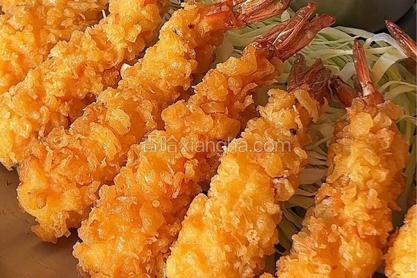 黑松露天妇罗炸虾