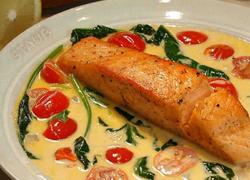 黑松露奶油番茄三文鱼