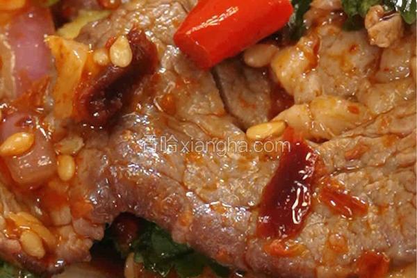 凉拌香菜牛肉