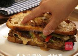 黑松露照烧牛肉三明治的做法图解8