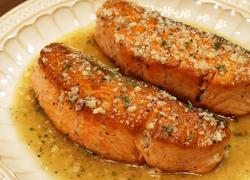 黑松露柠檬蒜香三文鱼