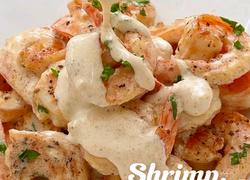 韩式蒜香奶油虾