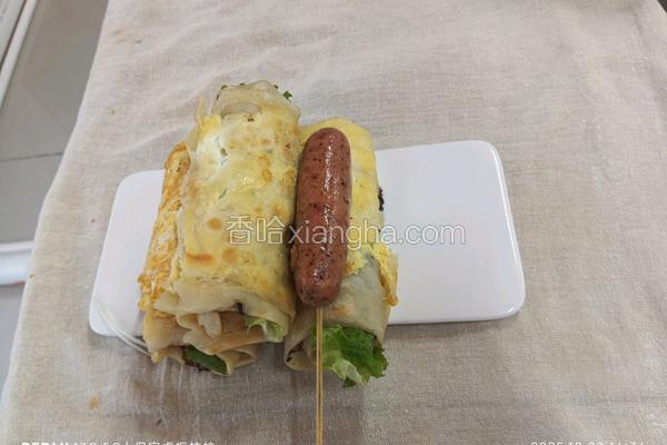 鸡蛋灌饼胚 (半烫面）