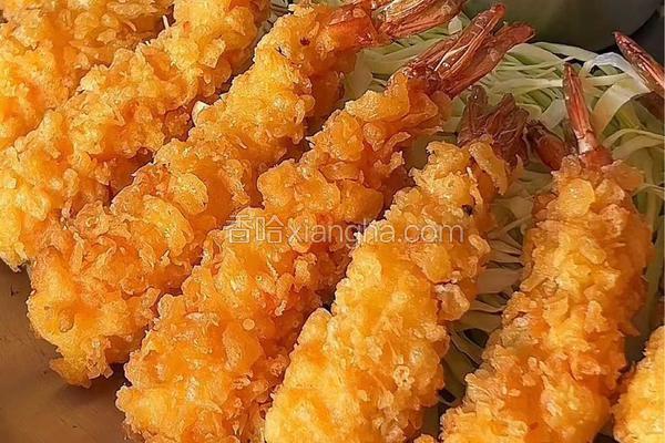 黑松露天妇罗炸虾