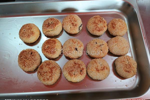 香麻饼(芝麻发面饼）