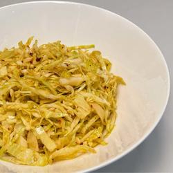 凉拌包菜丝，甘蓝丝的做法[图]