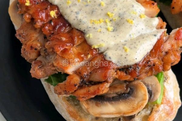 香煎鸡腿恰巴塔