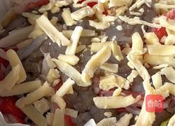 菠菜虾仁烤蛋饼的做法图解7