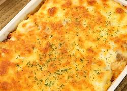 芝士番茄鸡肉焗意面