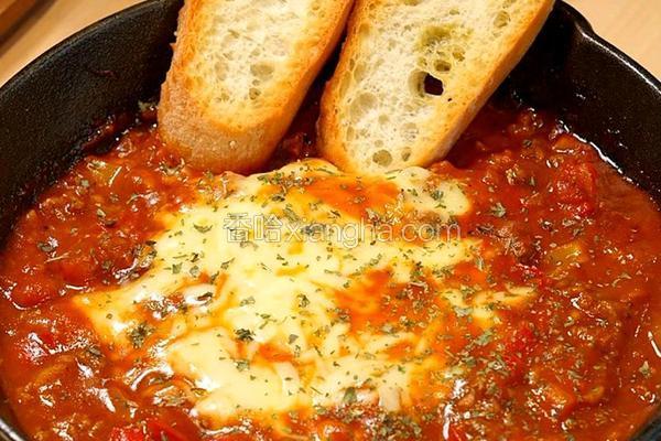 芝士牛肉酱法棍