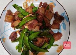 荷兰豆炒三层肉的做法图解5