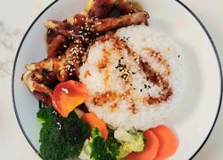 照烧鸡排饭