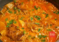 椰香咖喱鸡的做法图解8