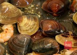 蒜香奶油焗海鲜的做法图解4