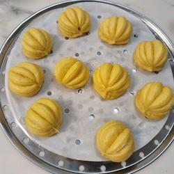 奶香南瓜灯笼小馒头