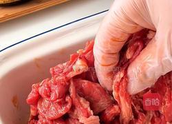 香菜拌牛肉的做法图解2