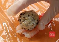 黑松露手鞠寿司球的做法图解4