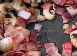 黑松露培根口蘑吐司的做法图解2