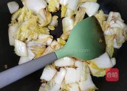 白菜炒豆泡的做法图解6