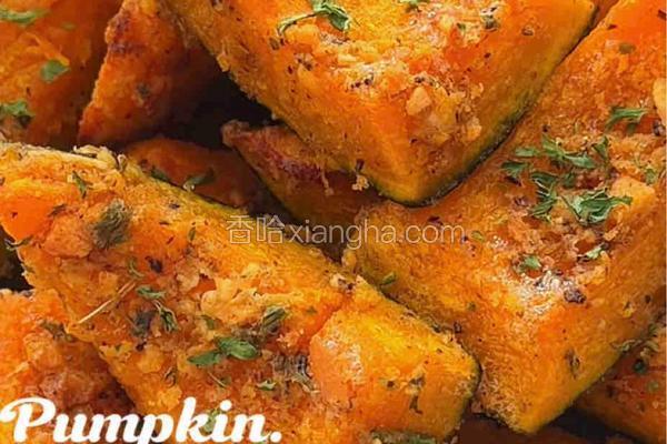 咸蛋黄蒜香烤南瓜