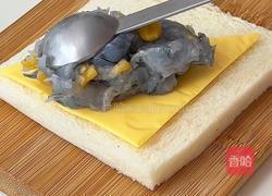 黑松露芝士虾滑烤吐司的做法图解5