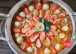 加拿大北极虾冬阴功火锅的做法图解9