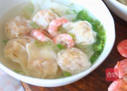 加拿大北极虾鲜肉云吞的做法图解6