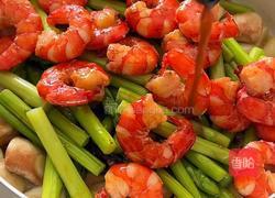 虾仁口蘑炒芦笋的做法图解8