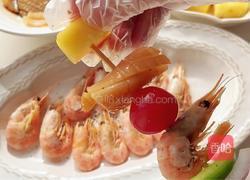 加拿大北极虾海鲜烤串的做法图解8